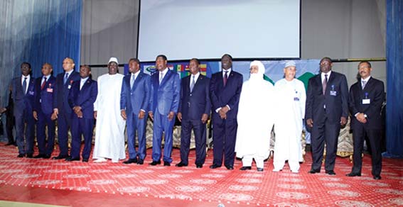 Six chefs d’Etat ont pris part au 18e sommet. Le Niger a été représenté par son Premier ministre et le Mali par son ministre de l’Economie et des finances. (DR) 